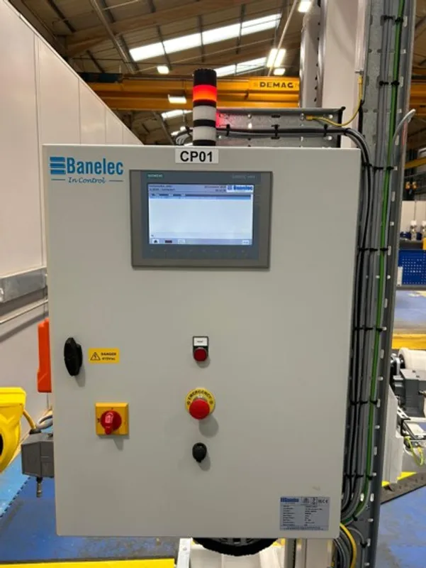 A control panel engineered by Banelec.